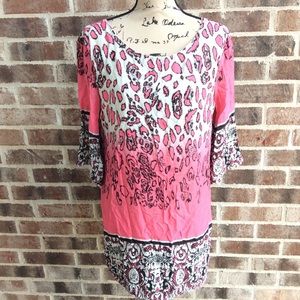 Ark & Co animal print tunic dress